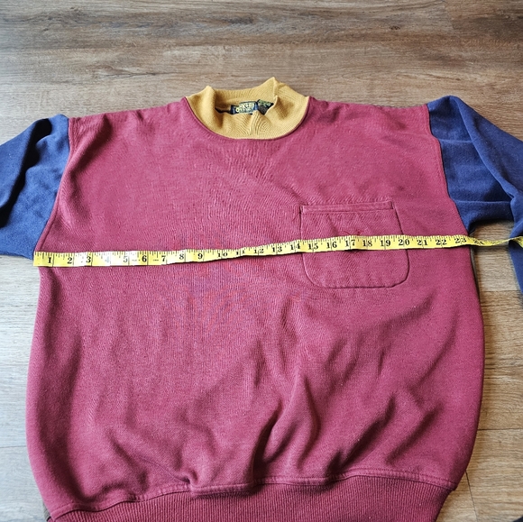 Vintage 80s 90s OshKosh B'Gosh Colorblock Adult Sweatshirt Womens size Large - Picture 10 of 13